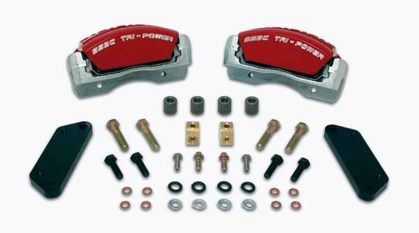 SSBC - SSBC Direct Bolt-On Force 10 Tri-Power 3-Piston Aluminum Calipers & Pads - Front - A189-1