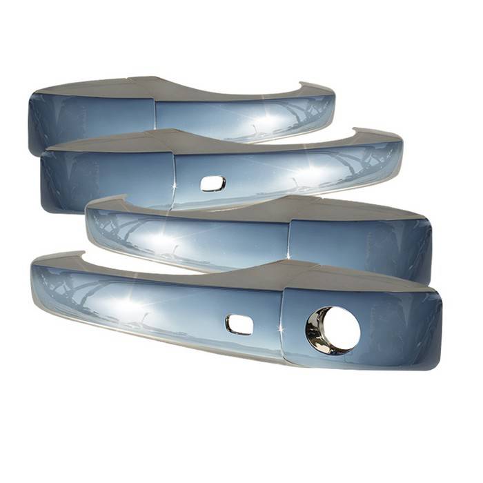 Spyder - Jeep Patriot Spyder Door Handle - With Smart Key - No Passenger Side Key Hole - Chrome - CA-DH-C30011SK-NP