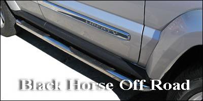 Black Horse - Jeep Liberty Black Horse Side Steps