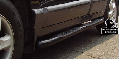 Black Horse - Hyundai Santa Fe Black Horse Side Steps