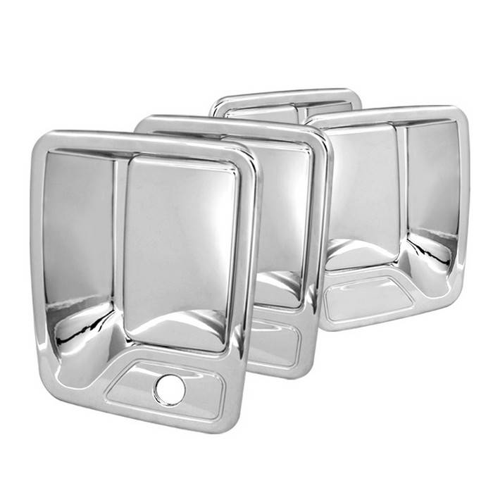 Spyder - Ford F250 Superduty Spyder Door Handle - No Passenger Side Key Hole - Chrome - CA-DH-FEXC00-NP