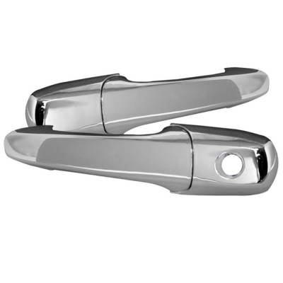 Spyder - Ford Edge Spyder Door Handle - No Passenger Side Key Hole - Chrome - CA-DH-FM05-NP