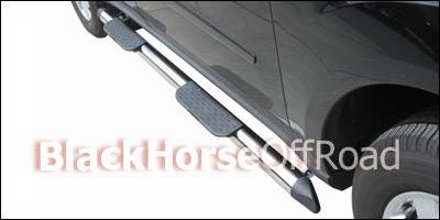 Black Horse - Mercedes-Benz ML Black Horse Side Steps - OE Style