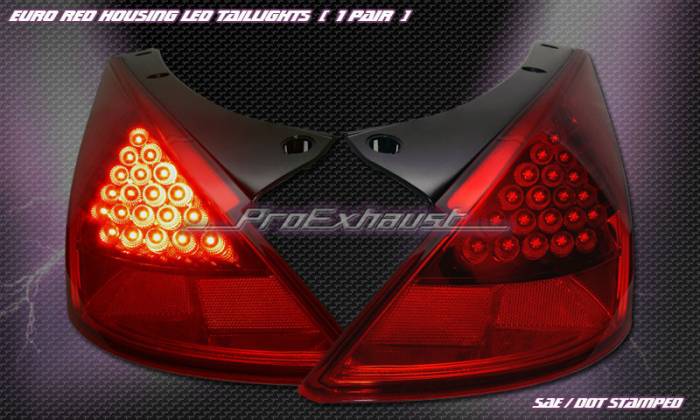 Custom - Euro Red LED Taillights