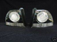 Custom - Black Clear LED Ring Taillights