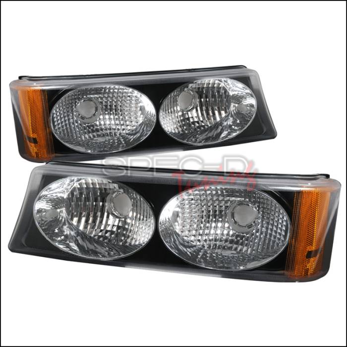 Spec-D - Chevrolet Avalanche Spec-D Bumper Lights - Black - 2LB-SIV04JM-DP
