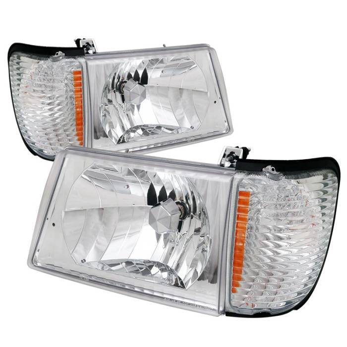 Spec-D - Ford E-Series Spec-D Headlights - 2LCLH-ECON92-RS