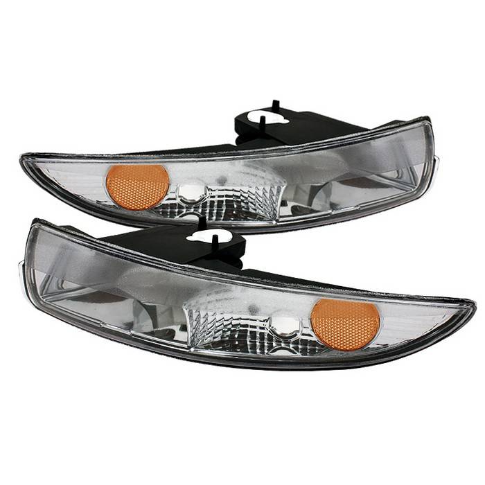 Spyder - Chevrolet Camaro Spyder Amber Bumper Lights - Euro - CBL-CCAM93-AM-E