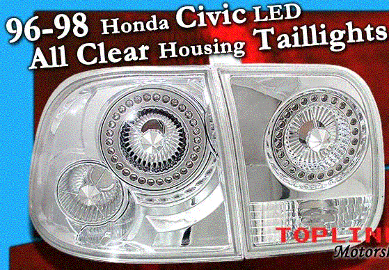 Custom - Chrome Clear Housing LED Altezza Taillights