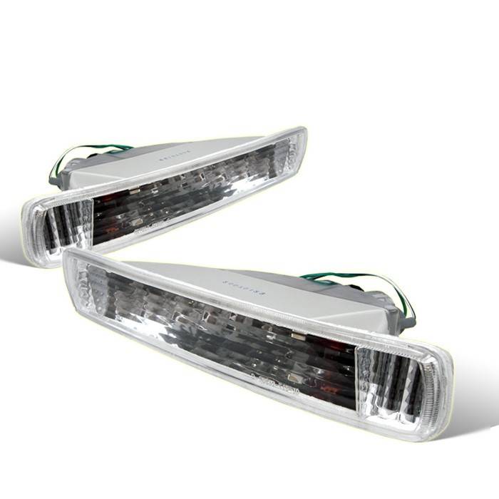Spyder - Acura Legend 2DR Spyder Bumper Lights - Clear - CBL-DP-AL91-2D-C