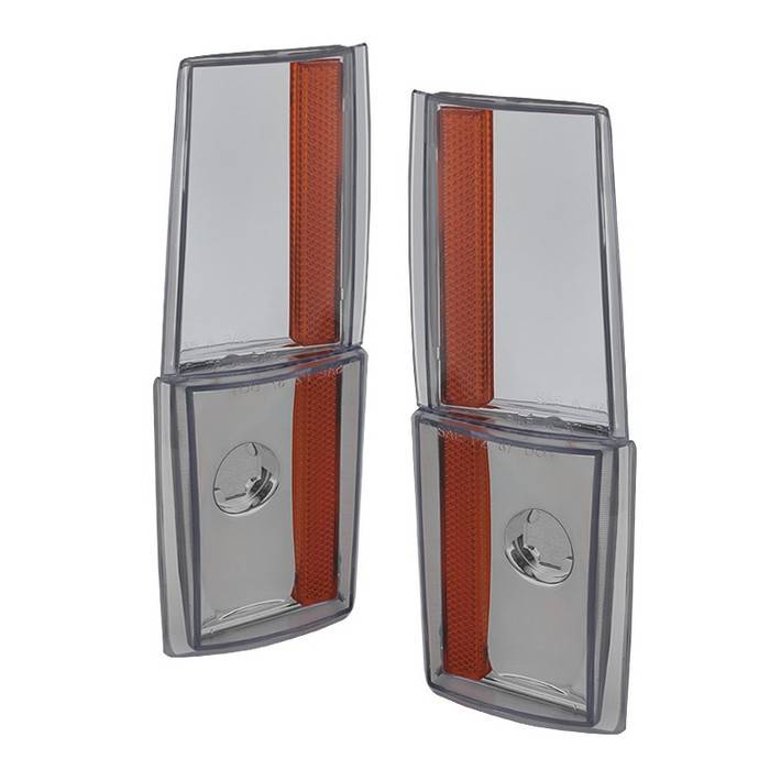 Spyder - Chevrolet Suburban Spyder Corner Lights - Chrome - 4PC - CCL-JH-GCK8893-AM-E