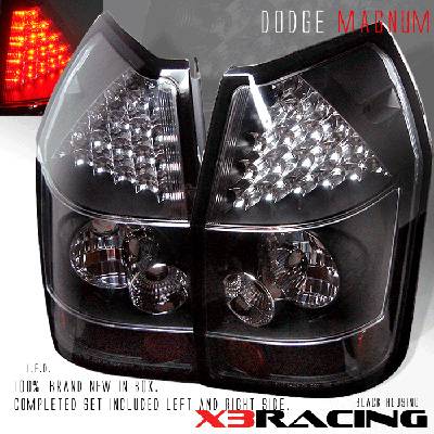 Custom - Black  Clear Lens LED Taillights