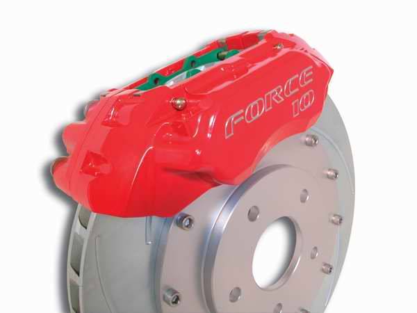 SSBC - SSBC Disc Brake Kit with Force 10 Extreme 4-Piston Aluminum Calipers & 14 Inch Rotors - Front - A113-9