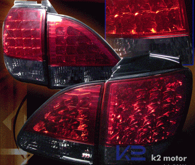 Custom - Red Smoke Altezza LED Taillights