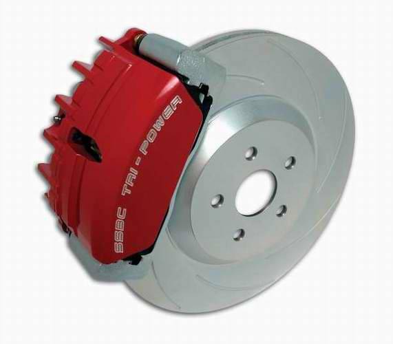 SSBC - SSBC Disc Brake Kit with Force 10 Tri-Power 3-Piston Aluminum Calipers & 13 Inch Rotors - Front - A117-9