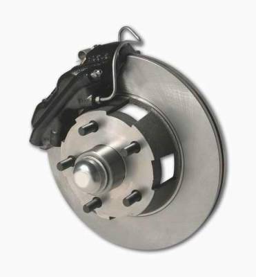 SSBC - SSBC Power Drum to Disc Brake Conversion Kit with 2 Inch Drop Spindles & 2 Piston Aluminum Calipers - Front - A120-20