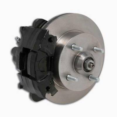 SSBC - SSBC Non-Power Drum To Disc Brake Conversion Kit with Force 10 Extreme 4 Piston Aluminum Calipers - Front - A120-4