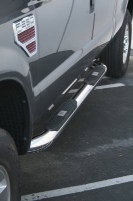 Aries - Ford F350 Superduty Aries Big Step - Stainless - 4 Inch