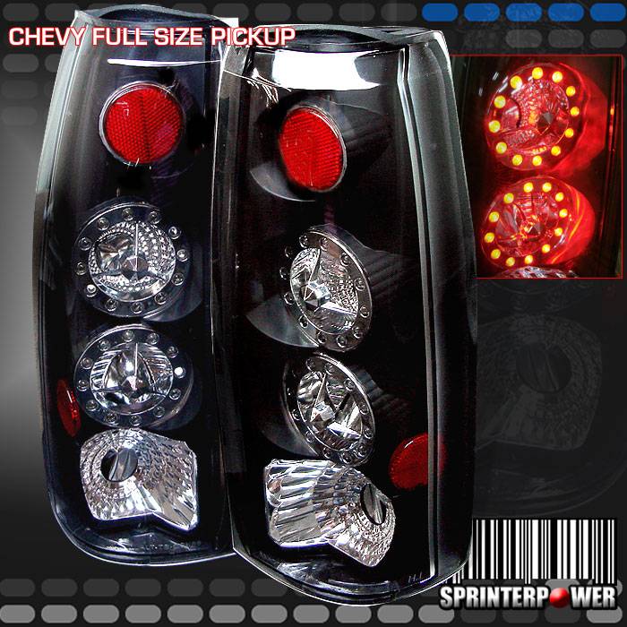 Custom - Black Twin LED Taillights