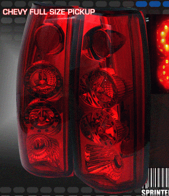 Custom - All Red LED Taillights