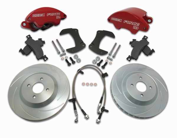 SSBC - SSBC Disc Brake Kit with Force 10 Super-Twin 2-Piston Aluminum Calipers & 13 Inch Rotors - Front - A127-6