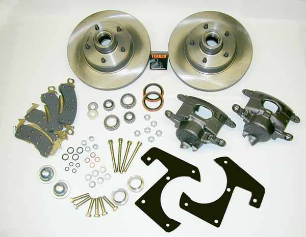 SSBC - SSBC Drum to Disc Brake Conversion Kit with Single-Piston Cast Iron Calipers with 72mm Piston - Front - A148-15