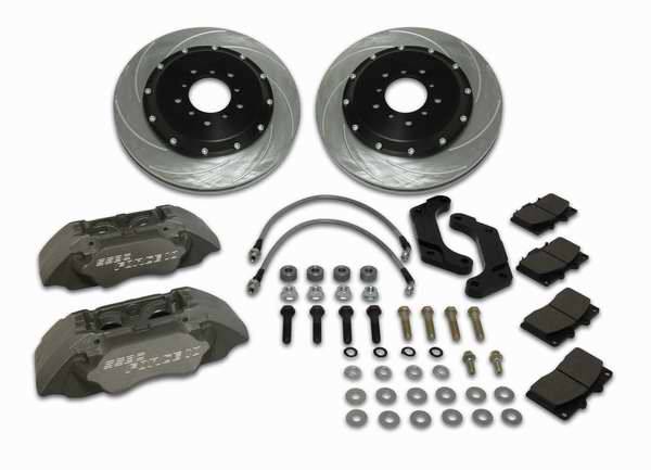 SSBC - SSBC Disc Brake Kit with Force 10 Extreme 4-Piston Aluminum Calipers & 14 Inch Rotors - Front - A164-10