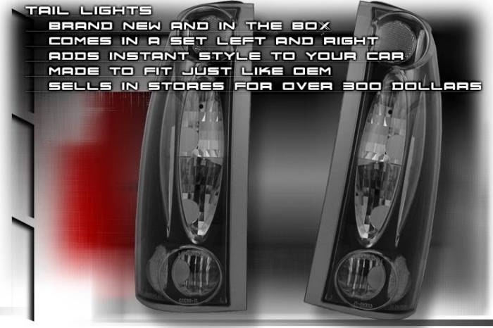 Custom - Black Clear Taillights