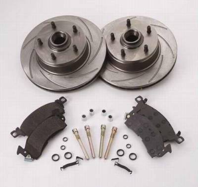 SSBC - SSBC Turbo Slotted Rotors with Xtra Life Plating & Pads  - Rear - A2350004R