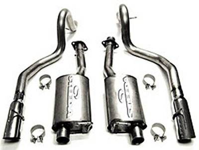 Steeda - Ford Mustang Steeda Stainless Steel Cat-Back Exhaust Kit - 16032