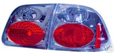 Custom - Blue Housing Clear Taillights