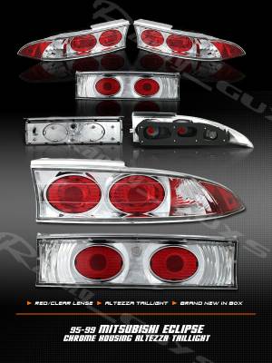 Custom - Chrome Red Clear Altezza Taillights