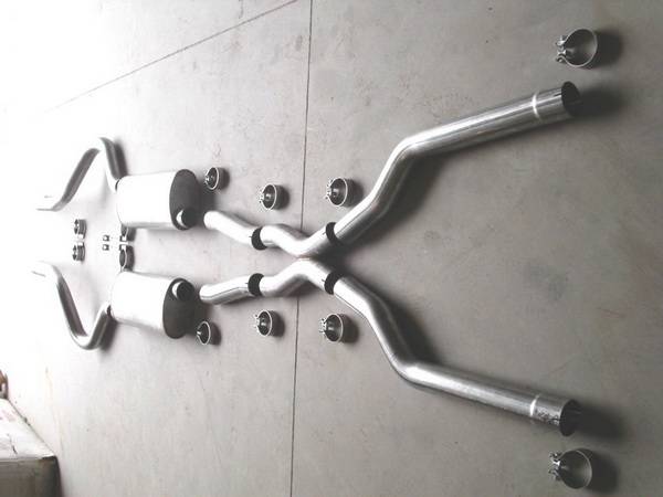 Stainless Works - Chevrolet Chevelle Stainless Works Hot Rod Exhaust System - CV6872LSD