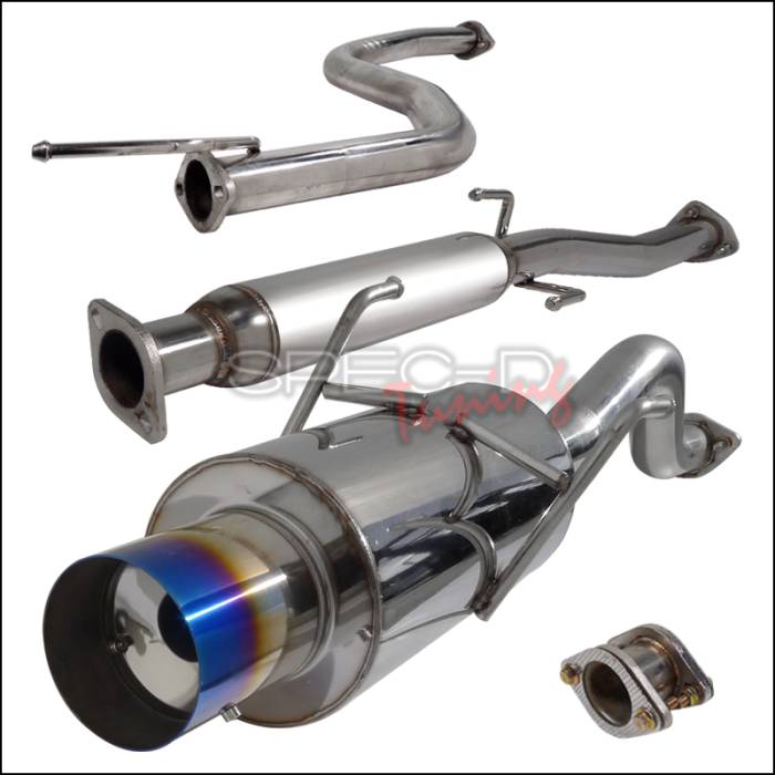 Spec-D - Acura Integra Spec-D N1 Style Catback Exhaust with Burnt Tip - MFCAT2-INT94GSRT-SD