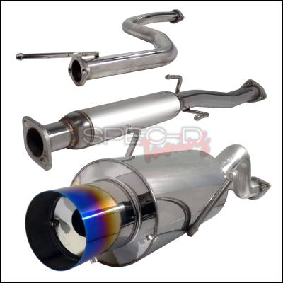 Spec-D - Acura Integra Spec-D N1 Style Catback Exhaust with Burnt Tip - MFCAT2-INT94T-SD