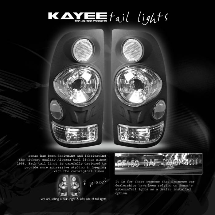 Custom - Black Clear Taillights