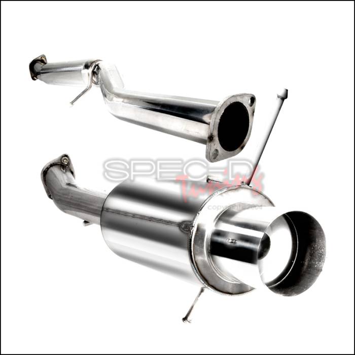 Spec-D - Subaru WRX Spec-D N1 Style Catback Exhaust - MFCAT3-WRX01