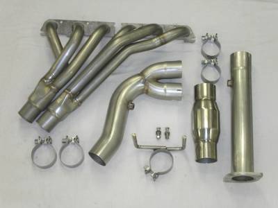 Stainless Works - Chevrolet Trail Blazer Stainless Works Header & Exhaust System - TB6HDRYCAT