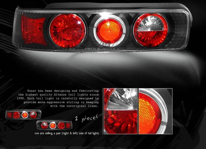 Custom - Black Halo Altezza Taillights