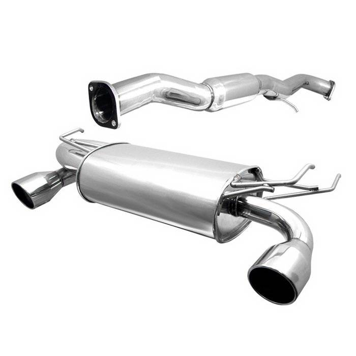 Spyder Auto - Nissan 350Z Spyder Dual Tip Cat-Back Exhaust - YZ-CB-3151330