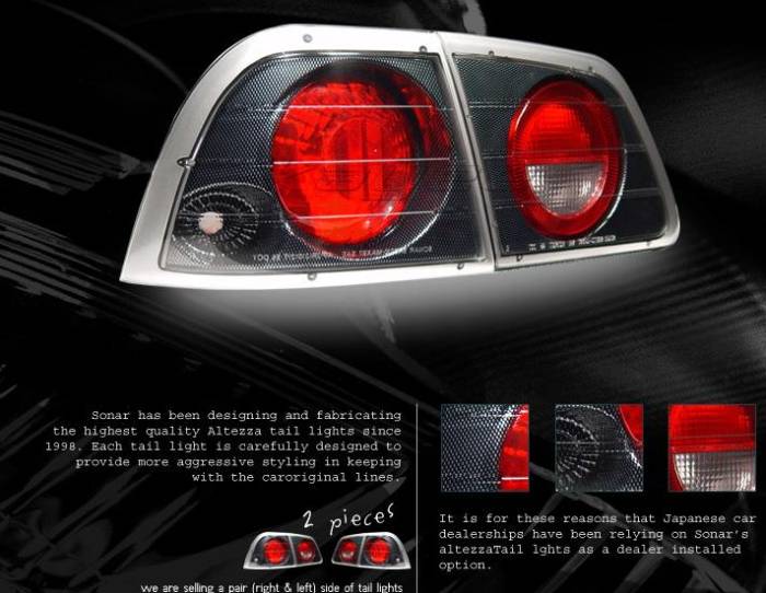 Custom - Carbon Fiber Altezza Taillights