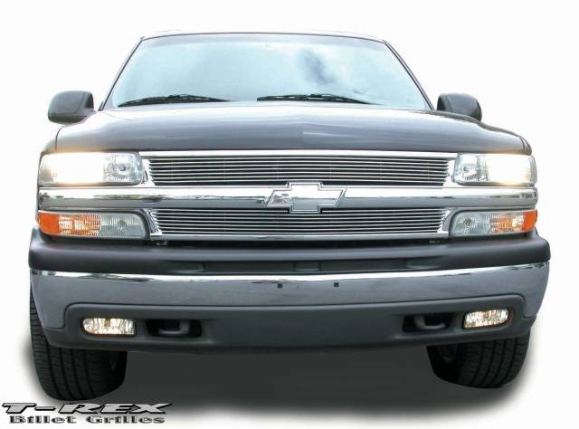 T-Rex - Chevrolet Silverado T-Rex Billet Grille Insert - 7 Bars - 20075