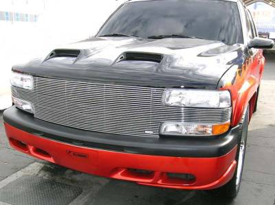 T-Rex. - Chevrolet Silverado T-Rex Full Face Billet Grille - 27 Bars - 20078