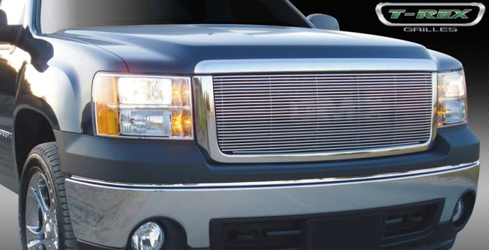 T-Rex - GMC Sierra T-Rex Billet Grille Insert & Overlay - Bolt On - 20205