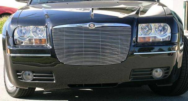 T-Rex - Chrysler 300 T-Rex Billet Grille Insert with Polished Billet Molding - 28 Bars - 20472