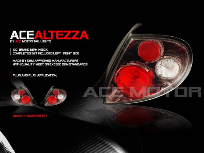 Custom - Gunmetal Altezza Taillights