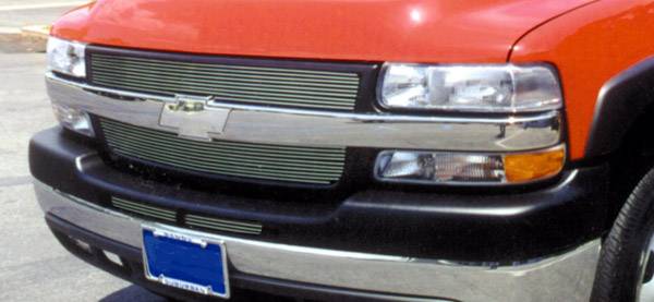 T-Rex - Chevrolet Silverado T-Rex Billet Grille Overlay - Bolt On - 2PC - 21080