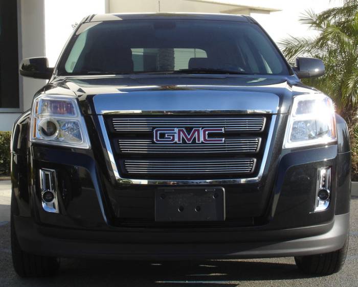 T-Rex - GMC Terrain T-Rex Billet Grille Overlay - Bolt On with Logo Opening - 3PC - 21154