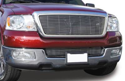 T-Rex - Ford F150 T-Rex Billet Grille Overlay - Bolt On & Insert with Honeycomb Style OE Grille - 23 Bars - 21551
