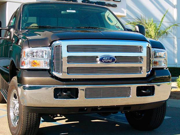 T-Rex - Ford Superduty T-Rex Billet Grille Overlay - Bolt On - 6 Bars - 6PC - 21562